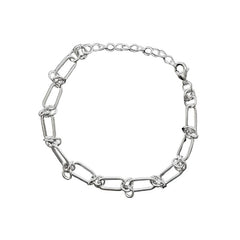 Bike Chain Necklace & Bracelet Set