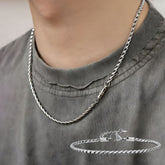 Snake Chain Necklace & Bracelet Set