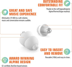 Alpine PartyPlug Earplugs (High Fidelity)