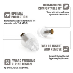 Alpine MusicSafe Pro Earplugs (For Musicians/DJs)