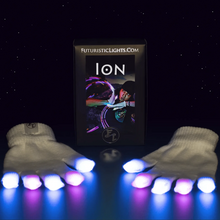 Load image into Gallery viewer, Futuristic Lights Ion LED Gloves