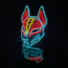 Load image into Gallery viewer, Kitsune LED Mask