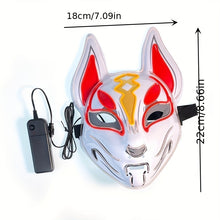 Load image into Gallery viewer, Kitsune LED Mask