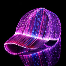 Load image into Gallery viewer, Multicolour LED Fibre Optic Hat