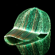 Load image into Gallery viewer, Multicolour LED Fibre Optic Hat