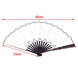 Large Green LED Hand Fan