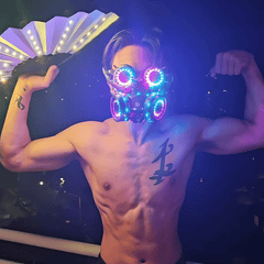 Hellion LED Goggles & Mask Set (Performer Grade)