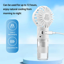 Load image into Gallery viewer, Portable Handheld Misting Fan