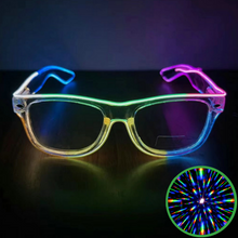 Load image into Gallery viewer, Psychedelic LED Extreme Diffraction Glasses
