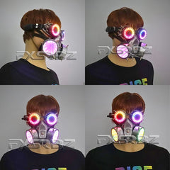 Quantum Portal LED Goggles & Mask Set (Performer Grade)