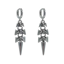Load image into Gallery viewer, Silver Shadow Earrings