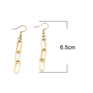 Silver Chain Link Earrings
