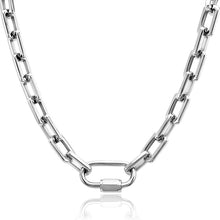 Load image into Gallery viewer, Sterling Silver Industrial Choker