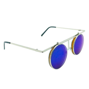 Blue Tinted Flip Up Diffraction Glasses