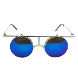 Blue Tinted Flip Up Diffraction Glasses