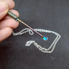 Twist Spoon Pendant Necklace