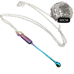 Twist Spoon Pendant Necklace