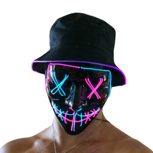 Load image into Gallery viewer, Multicolour LED Bucket Hat