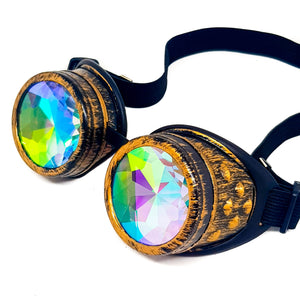Brushed Copper Kaleidoscope Goggles V2