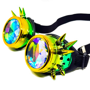 Straya Steampunk Kaleidoscope Goggles V2