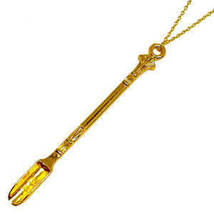 Golden Mini Ladle Necklace