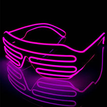 Load image into Gallery viewer, Pink LED Shutter Glasses