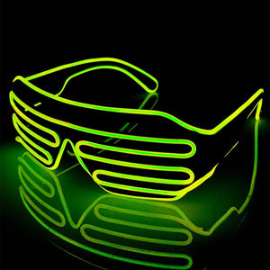 Yellow LED Shutter Glasses