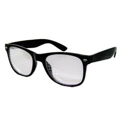 Black Spiral Diffraction Glasses