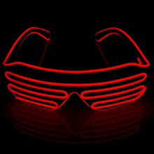 Load image into Gallery viewer, Red LED Shutter Glasses