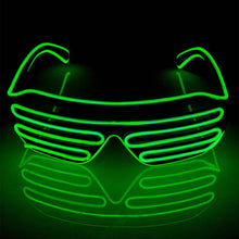 Load image into Gallery viewer, Green LED Shutter Glasses