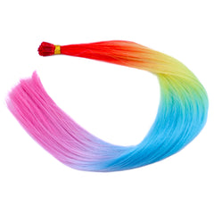 Rainbow Hair Extensions (50 Pack)