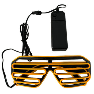 Yellow LED Shutter Glasses