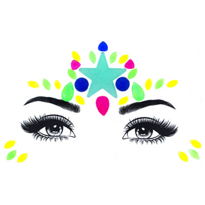 Glow In The Dark Princess Face Gems
