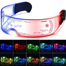 Load image into Gallery viewer, Cyberpunk LED Glasses