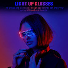 Load image into Gallery viewer, Cyberpunk LED Glasses