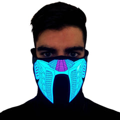 Decepticon LED Mask (Sound Activated)