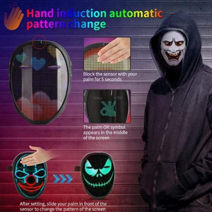 Cybernetic LED Face Mask