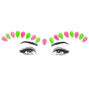Glow In The Dark Tiara Face Gems