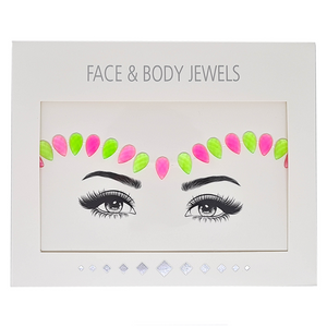 Glow In The Dark Tiara Face Gems