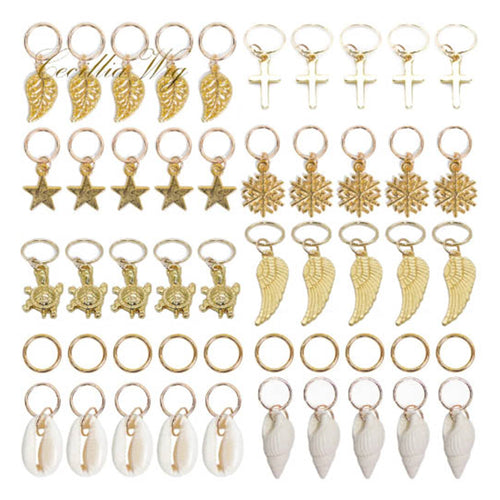 Gold Hair Rings Collection