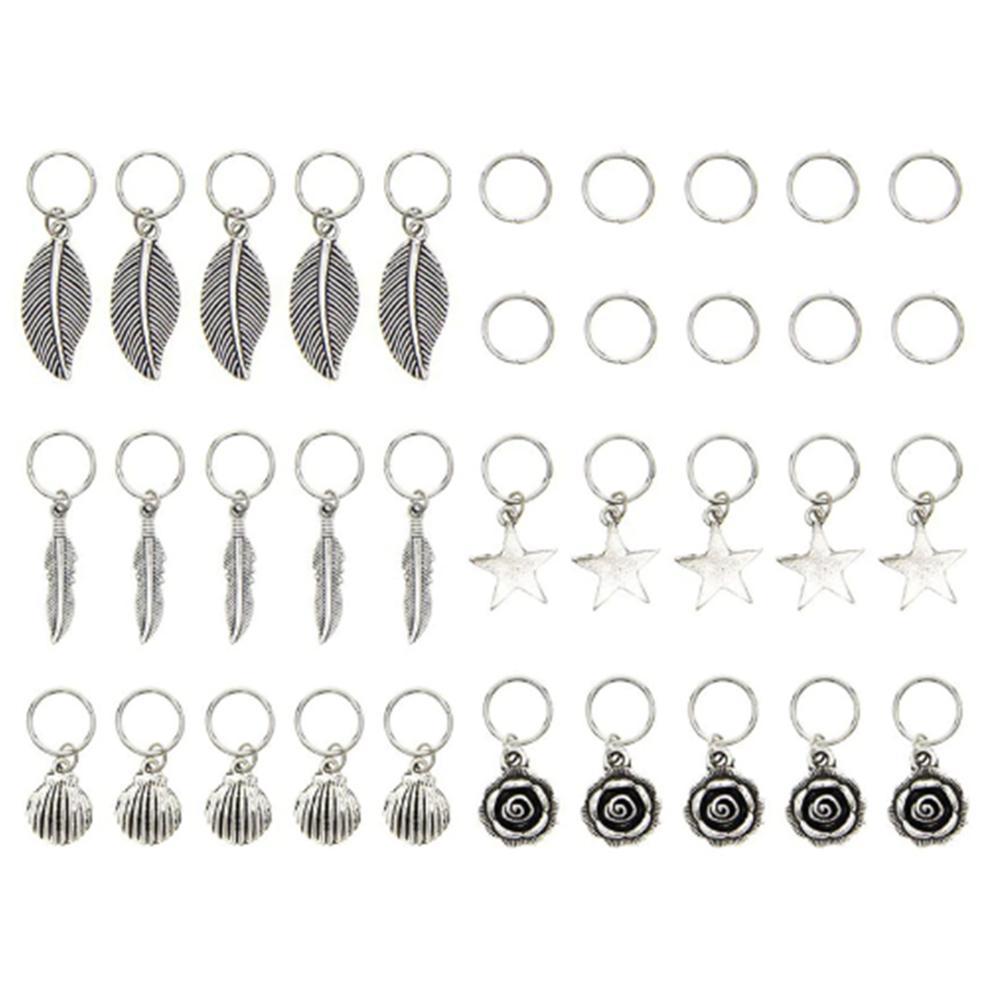 Silver Hair Rings Collection