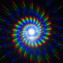 Load image into Gallery viewer, White Wayfarer Spiral Diffraction Glasses