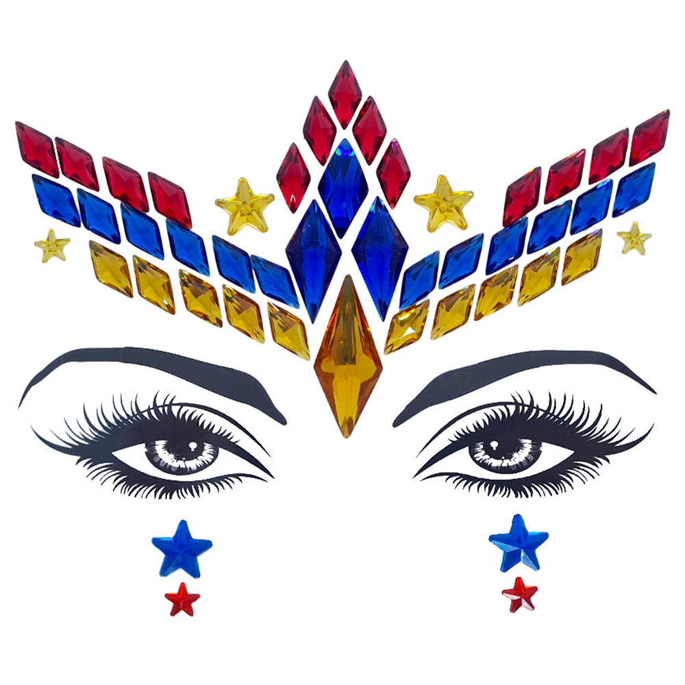 Superwoman Face Gems