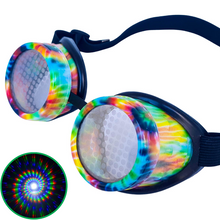 Load image into Gallery viewer, Kandi Swirl Spiral Diffraction Goggles