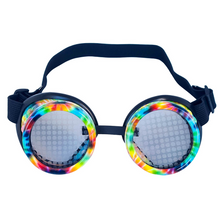 Load image into Gallery viewer, Kandi Swirl Spiral Diffraction Goggles