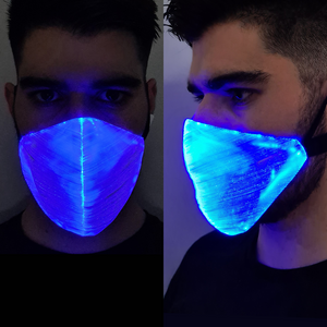 White Optic Fibre LED Mask